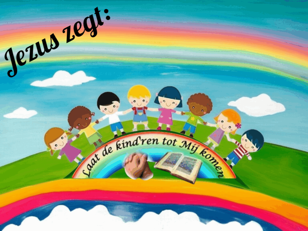 Onze kinderen zijn welkom bij de zondagsschool tijdens de diensten van 10.00 uur